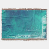 Leuchtturm & Ozean - Wasserfarben-Keule Decke (Vorderseite)