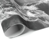 Leuchtturm Ozeanküste Schwarz-Weiß Küste Geschenkpapier (Rolleneckpunkt)