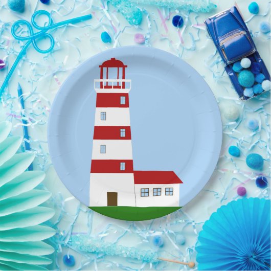 Leuchtturm Pappteller (Party)