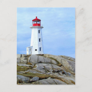 Leuchtturm,Peggy's Cove,NS Postkarte