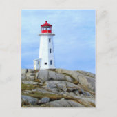 Leuchtturm,Peggy's Cove,NS Postkarte (Vorderseite)
