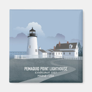 Leuchtturm Pemaquid Point Magnet