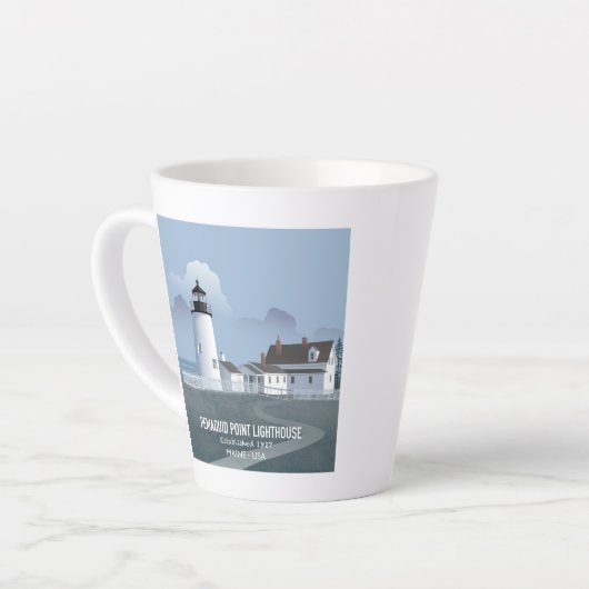Leuchtturm Pemaquid Point Milchtasse (Linke Ecke)