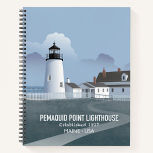 Leuchtturm Pemaquid Point Notizblock