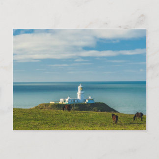 Leuchtturm | Pembrokeshire Strumble Head Wales Postkarte