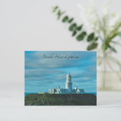 Leuchtturm | Pembrokeshire Strumble Head Wales Postkarte (Stehend Vorderseite)