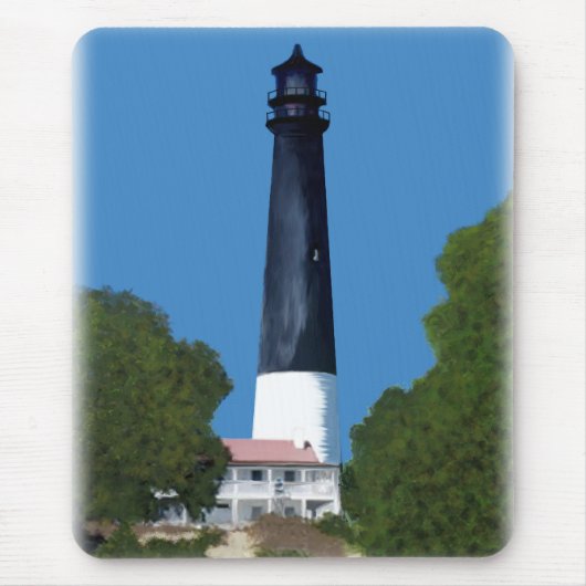 Leuchtturm Pensacola Mousepad (Vorne)