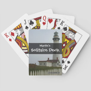 Leuchtturm - Persönlich gestalten - Karten spielen Spielkarten