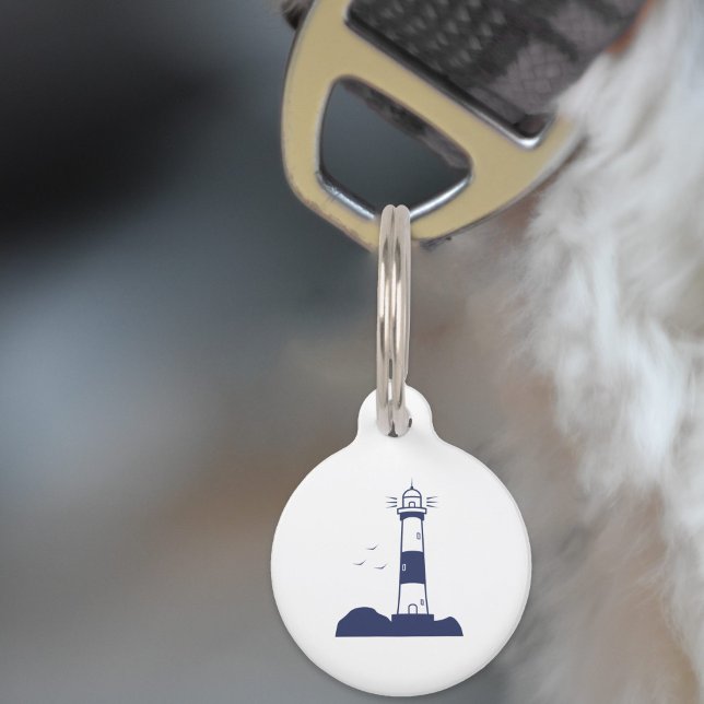 Leuchtturm Pet Tag Haustiermarke (Lighthouse Pet Tag)
