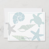 Leuchtturm Pink Stationery Note Card Mitteilungskarte (Vorderseite)