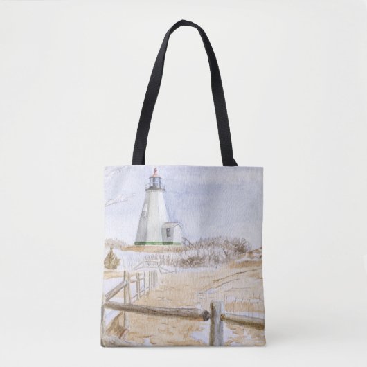 Leuchtturm Plymought Watercolor Tasche (Vorderseite)