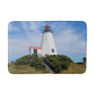 Leuchtturm Plymouth, Massachusetts Große Badematte