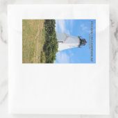 Leuchtturm Plymouth, "The Gurnet", MA Stickers (Tasche)