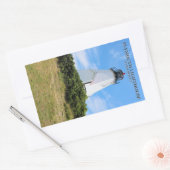 Leuchtturm Plymouth, "The Gurnet", MA Stickers (Umschlag)