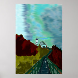 Leuchtturm Point Reyes Poster