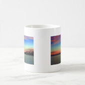 Leuchtturm Point, Santa Cruz, CA Kaffeetasse (Mittel)