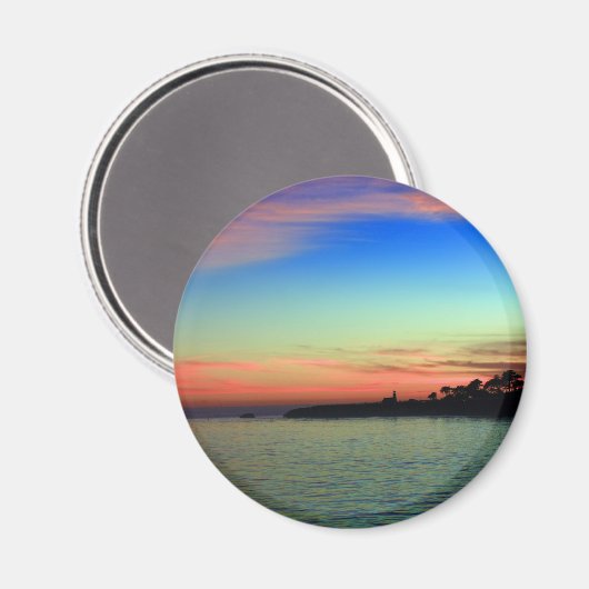 Leuchtturm Point, Santa Cruz, CA Magnet (Vorderseite/Rückseite)