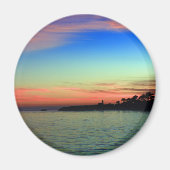 Leuchtturm Point, Santa Cruz, CA Magnet (Vorne)