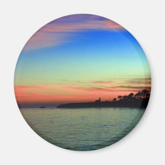 Leuchtturm Point, Santa Cruz, CA Magnet (Vorne)