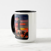 "Leuchtturm-Pop!" Gemälde auf einem Bild Tasse (Vorderseite Links)