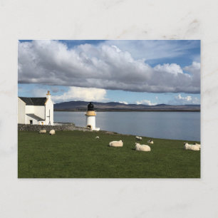 Leuchtturm Port Charlotte, Insel Islay, Schottland Postkarte