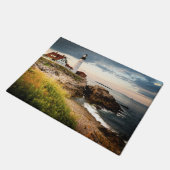 Leuchtturm Portland Head| Kap Elizabeth, Me Fußmatte (Schrägansicht)