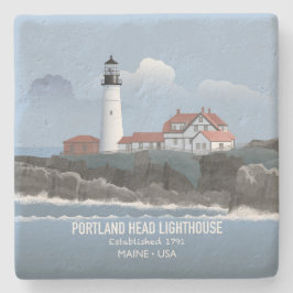Leuchtturm Portland Head Steinuntersetzer