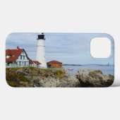 Leuchtturm Portland Headlight an der felsigen Küst Case-Mate iPhone Hülle (Rückseite (Horizontal))