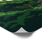 Leuchtturm Portland Maine bei Sonnenuntergang Poster (Ecke)