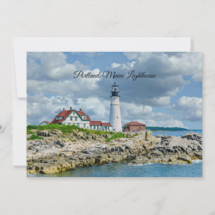 Leuchtturm Portland, Maine (beschriftet)