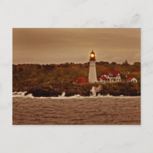 Leuchtturm Portland Postkarte