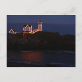 Leuchtturm Postcard Holiday Lights Postkarte