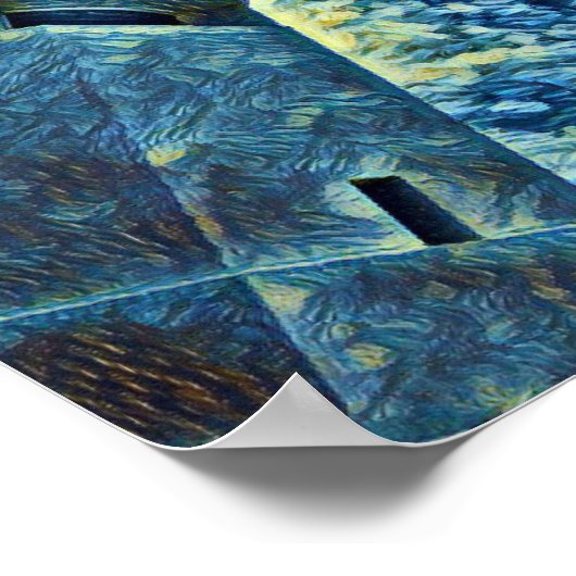 Leuchtturm Poster (Ecke)