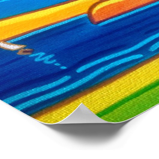 Leuchtturm Poster (Ecke)