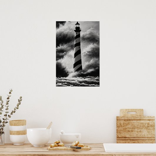 Leuchtturm Poster (Küche)