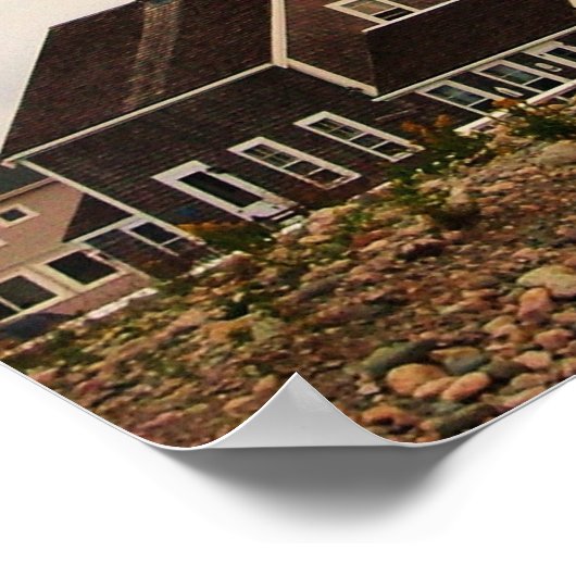 Leuchtturm Poster (Ecke)