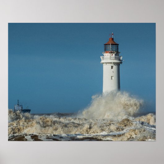 Leuchtturm Poster (Vorne)