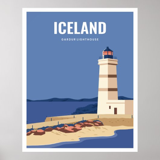 Leuchtturm Poster (Vorne)