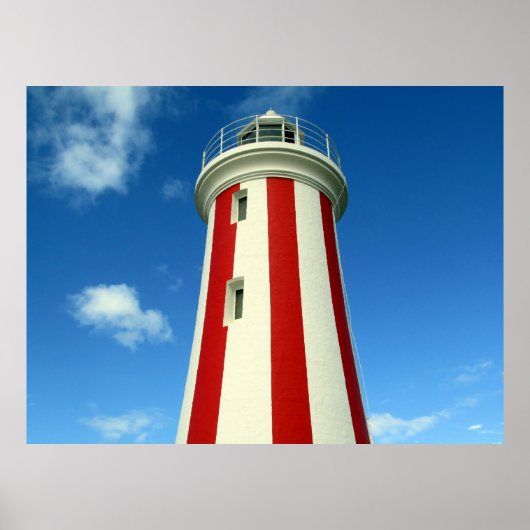 Leuchtturm Poster (Vorne)