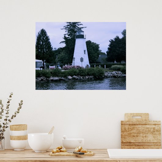 Leuchtturm Poster (Küche)