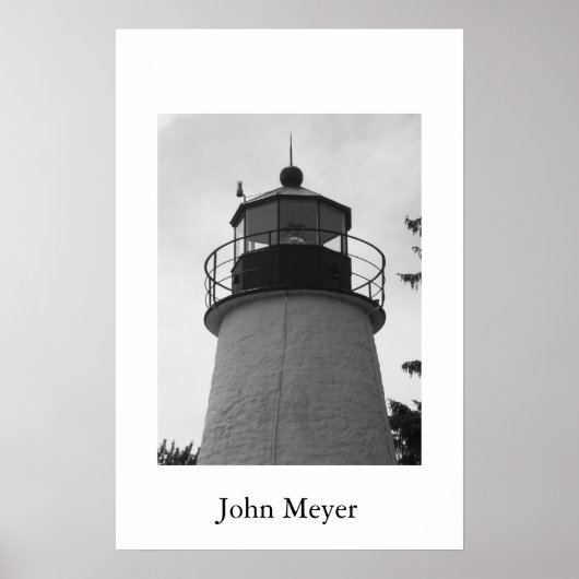 Leuchtturm Poster (Vorne)