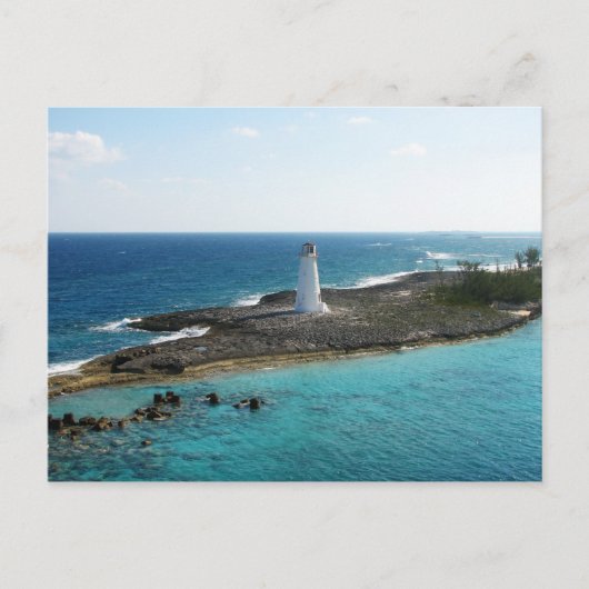 Leuchtturm Postkarte (Vorderseite)