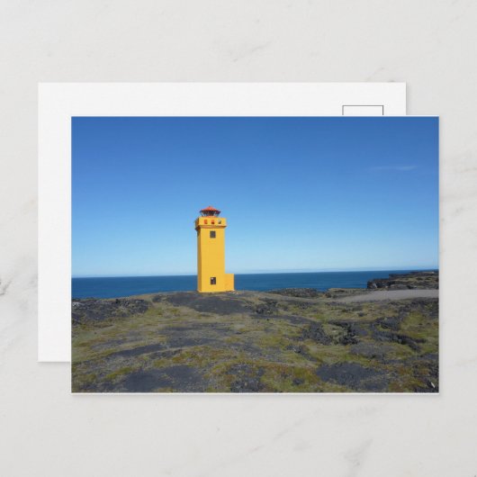 Leuchtturm Postkarte (Vorne/Hinten)