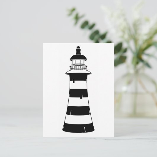 Leuchtturm Postkarte (Stehend Vorderseite)