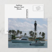 Leuchtturm Postkarte (Vorne/Hinten)