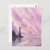 Leuchtturm Postkarte (Vorne/Hinten)