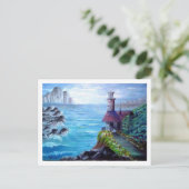 Leuchtturm Postkarte (Stehend Vorderseite)