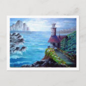 Leuchtturm Postkarte (Vorderseite)