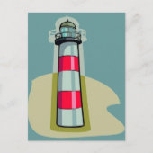 Leuchtturm Postkarte (Vorderseite)