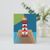Leuchtturm Postkarte (Stehend Vorderseite)